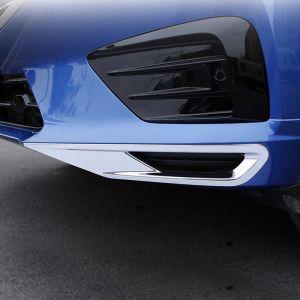 Накладки на низ переднего бампера хромированные для Volvo XC60 2017-